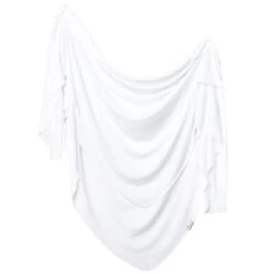 Copper Pearl Knit Swaddle Blanket - Dove