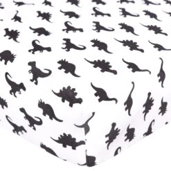 Copper Pearl Cotton Fitted Crib Sheet - Wild