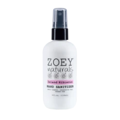 Zoey Naturals Island Hibiscus Hand Sanitizer 4 Oz.