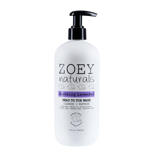 Zoey Naturals Soothing Lavender Head To Toe Wash 17 Oz. 1 Zoey Naturals Soothing Lavender Head To Toe Wash 17 Oz.