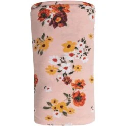 Angel Dear Bamboo Swaddle | Poppies & Daisies -Baby Go Round Store bamboo swaddle poppies daisies 2
