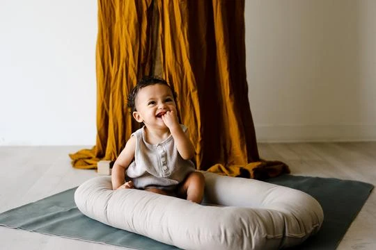 Snuggle Me Organic Bare Infant Lounger - Birch 5 Snuggle Me Organic Bare Infant Lounger - Birch - Image 5