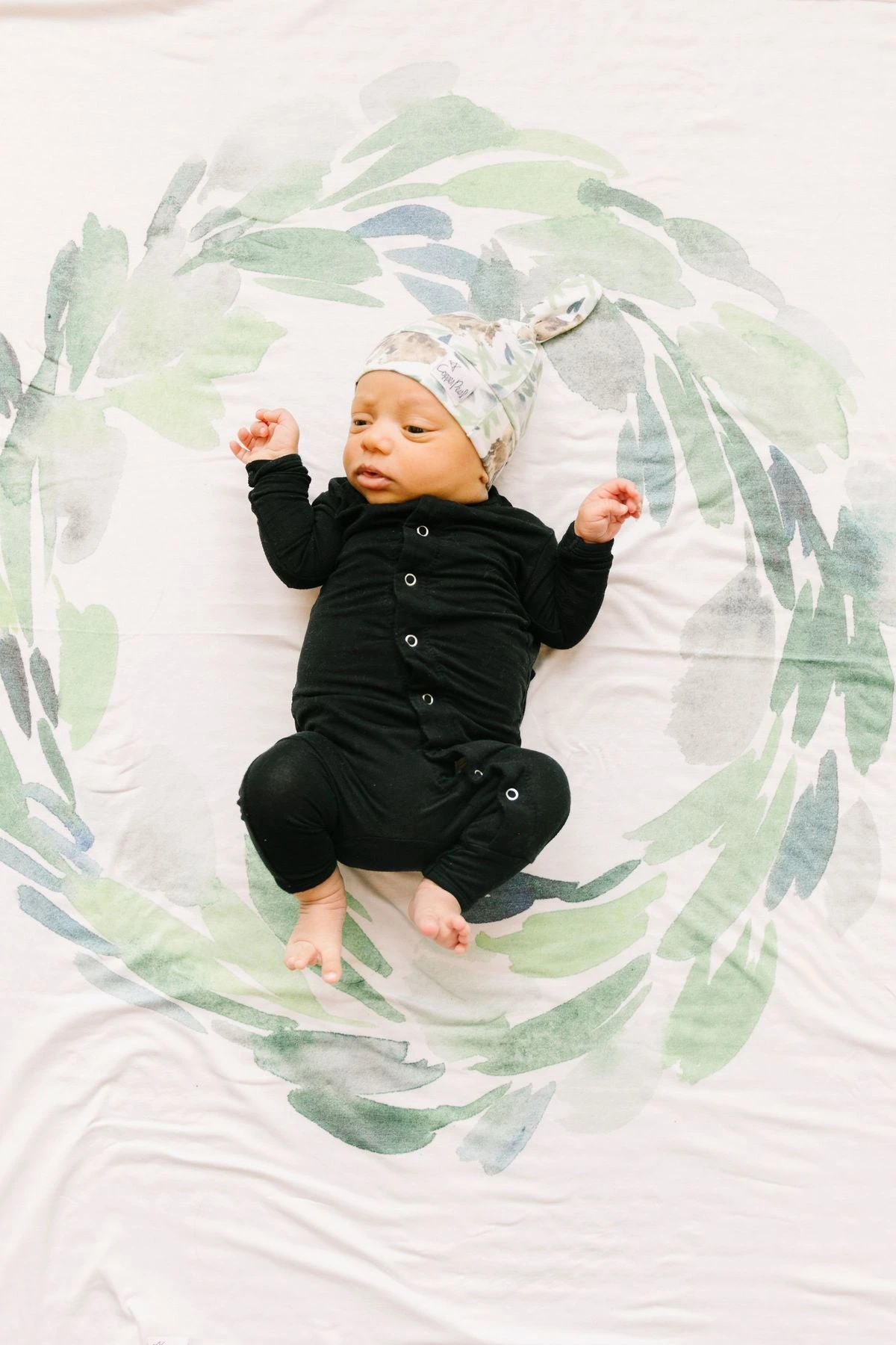 Copper Pearl Top Knot Hat - Bear 2 Copper Pearl Top Knot Hat - Bear - Image 2