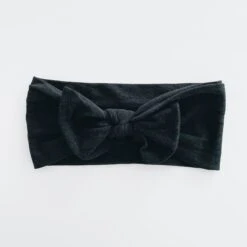 Sugar + Maple Baby Headband - Black