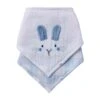Mud Pie Blue Bunny Gingham Bibs