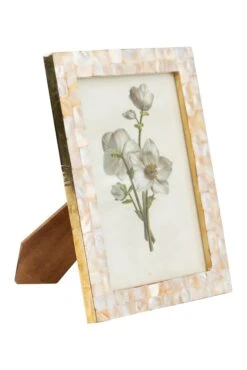 Mother Of Pearl Photo Frame (Holds 5" X 7" Photo)