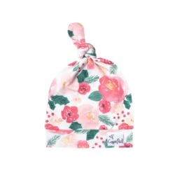 Copper Pearl Top Knot Hat - Holly