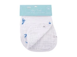 Little Hometown 2 In 1 Burp Cloth/Bib - Blue Crab -Baby Go Round Store crab3