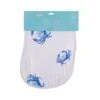 Little Hometown 2 In 1 Burp Cloth/Bib - Blue Crab