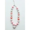 Sparkle Sisters Chunky Pearl Heart Necklace