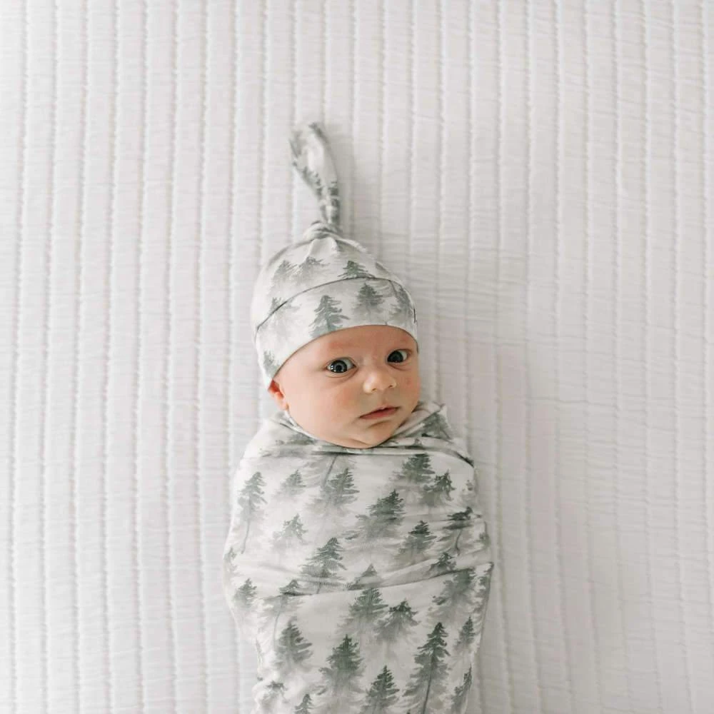 Copper Pearl Top Knot Hat - Evergreen 2 Copper Pearl Top Knot Hat - Evergreen - Image 2