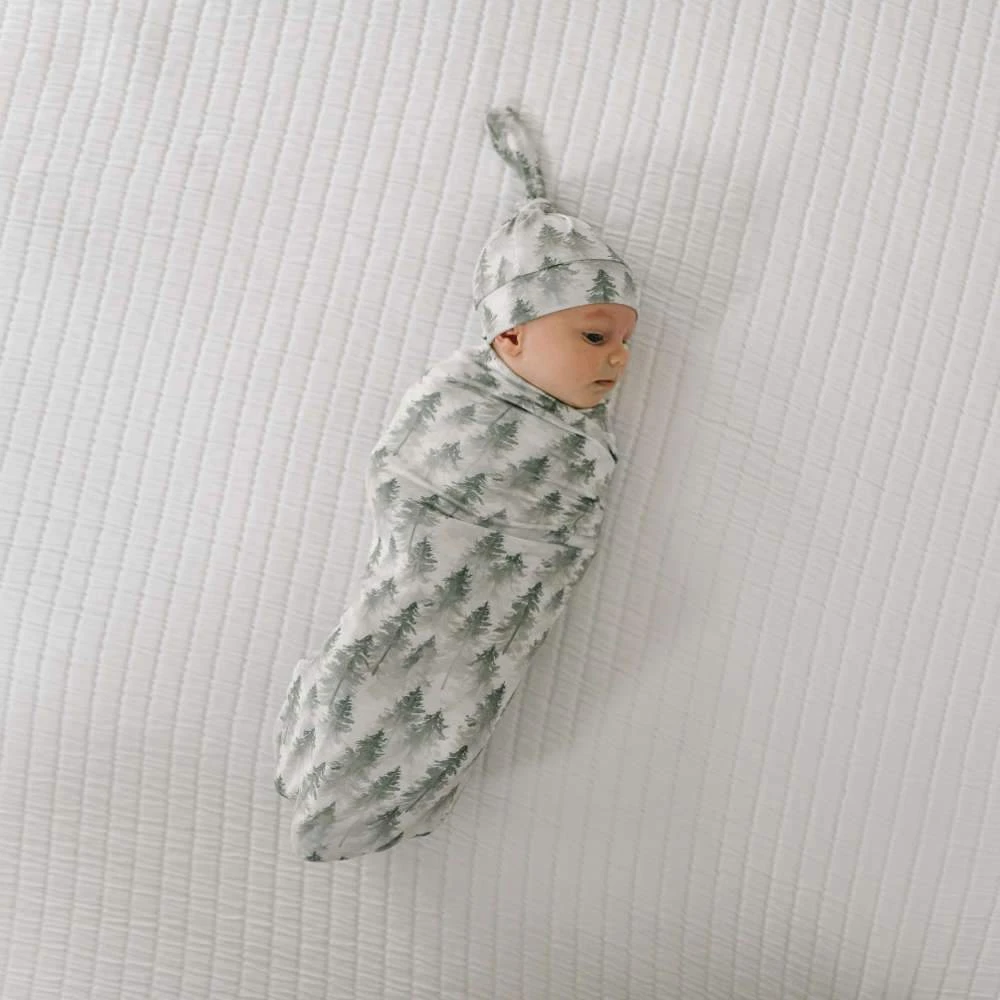 Copper Pearl Top Knot Hat - Evergreen 3 Copper Pearl Top Knot Hat - Evergreen - Image 3