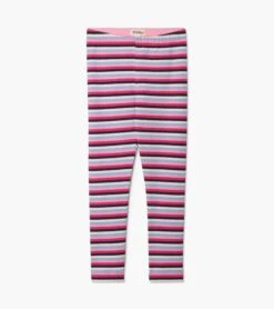 Hatley Pink Denim Stripe Leggings