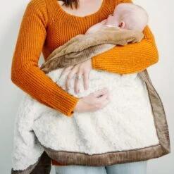 Saranoni Swirl Blanket Neutrals 6 Saranoni Swirl Blanket Neutrals -Baby Go Round Store gingersnap