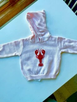Carriage Boutique Zip Back Sweater - Pink Lobster