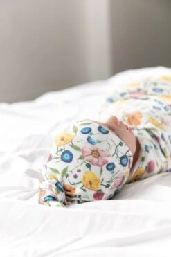 Copper Pearl Top Knot Hat - Isabella -Baby Go Round Store isabella hat 1