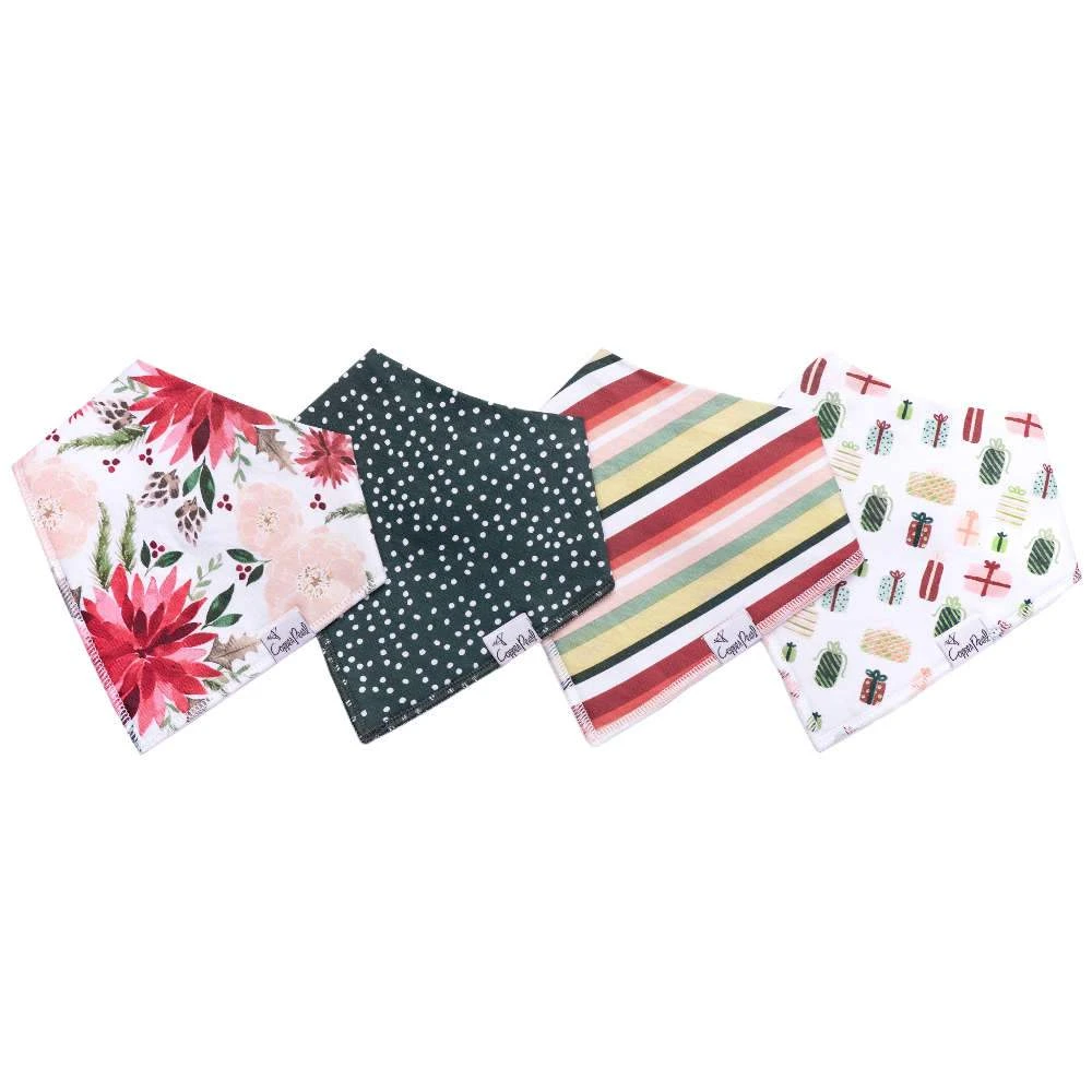 Copper Pearl Baby Bandana Bibs - Joy 1 Copper Pearl Baby Bandana Bibs - Joy