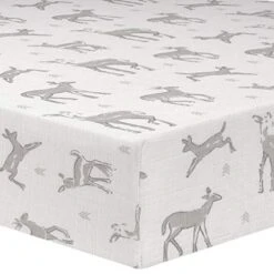 Liz & Roo Crib Sheet - Fawn