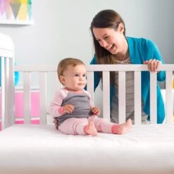 Lullaby Earth Lightweight 2-Stage Crib Mattress 7 Lullaby Earth Lightweight 2-Stage Crib Mattress -Baby Go Round Store lullaby earth 1