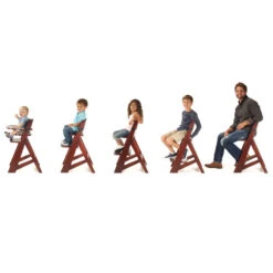 Keekaroo Height Right High Chair Mahogany -Baby Go Round Store mahogany detail4