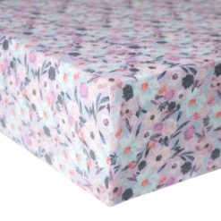 Copper Pearl Cotton Fitted Crib Sheet - Morgan