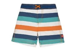 Lassig Board Shorts And Rash Guard Set - Multi Stripes