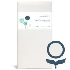 Naturepedic Organic Cotton Lightweight Classic Seamless Crib Mattress