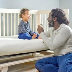 Naturepedic Organic Breathable 2-Stage Crib Mattress 8 Naturepedic Organic Breathable 2-Stage Crib Mattress -Baby Go Round Store np website images baby mc46 mc46c 3 1