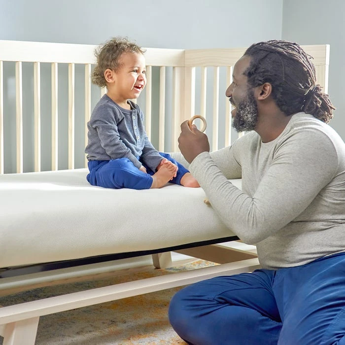 Naturepedic Organic Breathable 2-Stage Crib Mattress 3 Naturepedic Organic Breathable 2-Stage Crib Mattress - Image 3