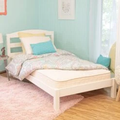 Naturepedic 2 In 1 Organic Ultra Waterproof Quilted Full Mattress -Baby Go Round Store np website images kids 2in1 3