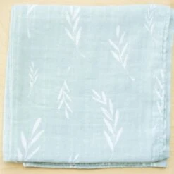 Saranoni Muslin 2-Pack Muslin Swaddles - Olive Branch 8 Saranoni Muslin 2-Pack Muslin Swaddles - Olive Branch -Baby Go Round Store olive1