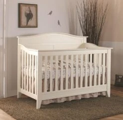 Pali Napoli Curved-Top Forever Crib -Baby Go Round Store pali napoli crib white