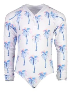 Snapper Rock Moorings Palm LS Surf Suit