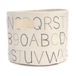 Petit Pehr Mini Bin 15 Petit Pehr Mini Bin -Baby Go Round Store petit pehr mini bin alphabet monochrome