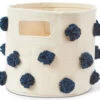 Pehr Pom Pom Mini Storage Bin- Navy