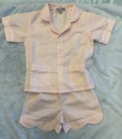 Sweet Dreams Pink Stripe Short Sleeve Pajamas