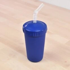 Re-Play 10 Oz. Straw Cup -Baby Go Round Store straw cup navy blue