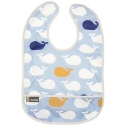 Kushies Cleanbib 6 Kushies Cleanbib -Baby Go Round Store whale bib