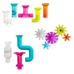 Boon PIPES & COGS & TUBES Bath Toy Bundle- 13 PCS