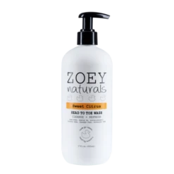 Zoey Naturals Sweet Citrus Head To Toe Wash 17 Oz.