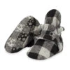 Zutano Organic Cotton Buffalo Check Gripper Bootie